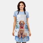 Watercolor American Water Spaniel Frozen Pond Schort (Gedragen)