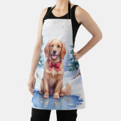 Watercolor American Water Spaniel Frozen Pond Schort (Insitu)