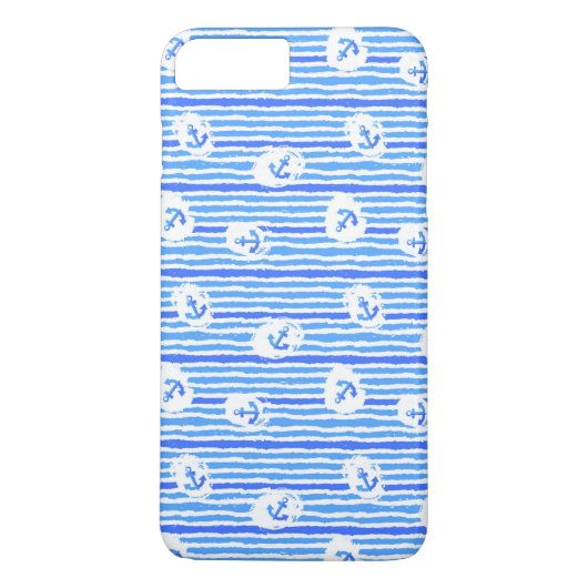Watercolor Anker Patroon 1 Case-Mate iPhone Case (Achterkant)