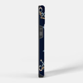 Watercolor Ankers Navyblauw iPhone Hoesje (Rechterkant)