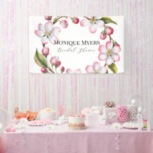 Watercolor Appel Kersenbloesem Bruidsdouche Spandoek