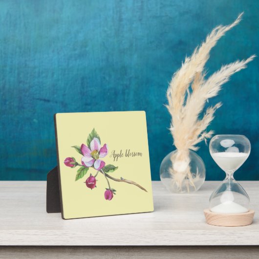 Watercolor Apple Blossom Botanical Fotoplaat (Insitu)