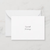 Watercolor Aquarel Groene Bomen Penseelstreken  Notitiekaartje (Achterkant)