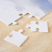 Watercolor Australian Silky Terrier Snowy Doorstep Legpuzzel (Zijkant)