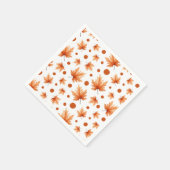 Watercolor Autumn Leaves Fall Foliage Thanksgiving Servet (Hoek)