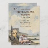 Watercolor Avontuur strand  Kaart (Voorkant / Achterkant)