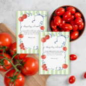 Watercolor baby shower - display shower informatiekaartje