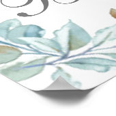 Watercolor baby shower foto prop poster (Hoek)
