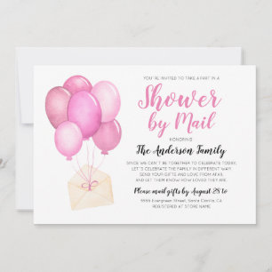 Watercolor Baby Shower Per Post Op Afstand Kaart