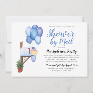 Watercolor Baby Shower Per Post Op Afstand Kaart
