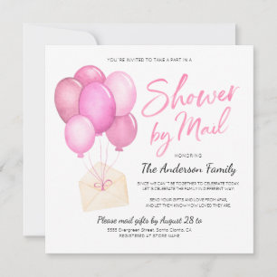 Watercolor Baby Shower Per Post Op Afstand Kaart