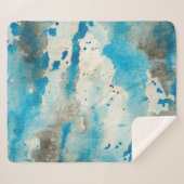 Watercolor background design sherpa deken (Voorkant (horizontaal))