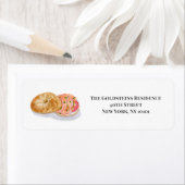 Watercolor Bagels Rookzalm Etiket (Insitu)
