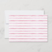 Watercolor Bakfeestje  Bedankkaart (Achterkant)