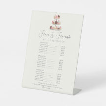 Watercolor Bakkerij Cupcake Treat Elegante Prijsli