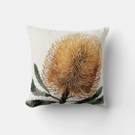 Watercolor Banksia Bloem Botanische Kunst  Kussen