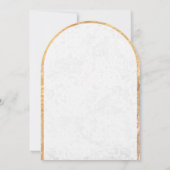 Watercolor Baptism Greenery Gender Neutral Kaart (Achterkant)