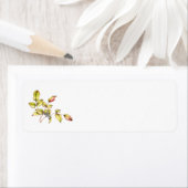 Watercolor barberry retouradreslabel etiket (Insitu)