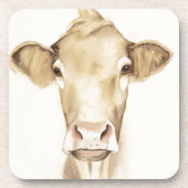 Watercolor Barn Animals | Cow Bier Onderzetter (Voorkant)