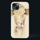 Watercolor Barn Animals | Cow Case-Mate iPhone Case<br><div class="desc">Watercolor Barn Animals | Cow Artist: Grace Popp</div>