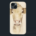 Watercolor Barn Animals | Cow Case-Mate iPhone Case<br><div class="desc">Watercolor Barn Animals | Cow Artist: Grace Popp</div>