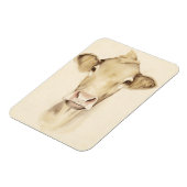 Watercolor Barn Animals | Cow Magneet (Linkerzijde)