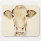 Watercolor Barn Animals | Cow Muismat (Voorkant)