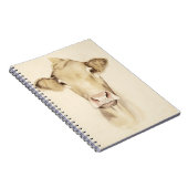Watercolor Barn Animals | Cow Notitieboek (Rechterzijde)