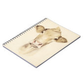 Watercolor Barn Animals | Cow Notitieboek (Linkerzijde)