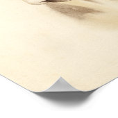 Watercolor Barn Animals | Cow Poster (Hoek)