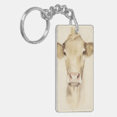 Watercolor Barn Animals | Cow Sleutelhanger (Voorkant Links)