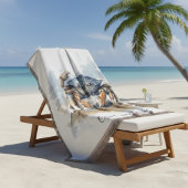 Watercolor Beach Crab Deken