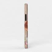 Watercolor Beagle & Bloemen Case-Mate iPhone Case (Achterkant/rechts)
