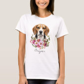 Watercolor Beagle T-shirt (Voorkant)