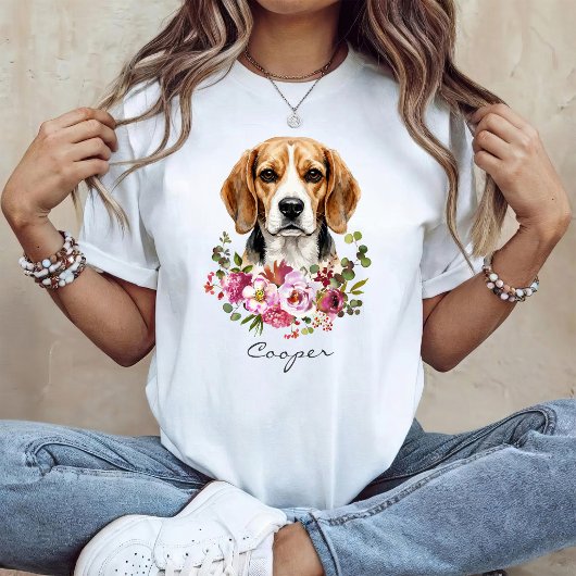 Watercolor Beagle T-shirt