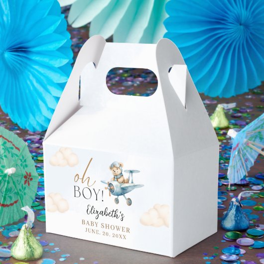 Watercolor Bear Baby Shower party Bedankdoosjes (Feest)