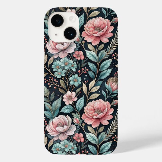 Watercolor Beautiful Wildflowers Case-Mate iPhone Case (Achterkant)