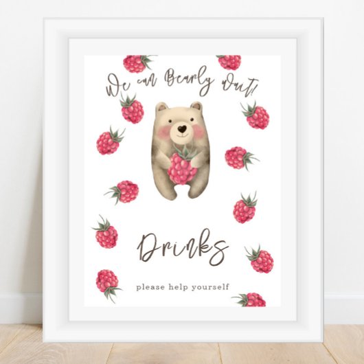 Watercolor beer - Drinkt Poster