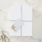 Watercolor berberis cadeaukaart cadeaulabel (Met Touw)
