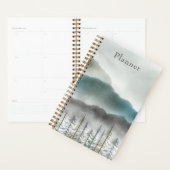 Watercolor Berg Zachte Kaft Planner  (Display)