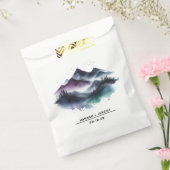 Watercolor Bergen Bedankzakje (Gezegeld)