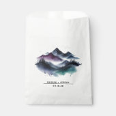 Watercolor Bergen Bedankzakje (Voorkant)