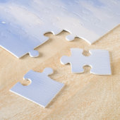 Watercolor Berger Picard Village Square Christmas  Legpuzzel (Zijkant)