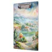 Watercolor berglandschap klembord (Links)
