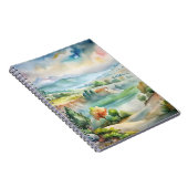 Watercolor berglandschap notitieboek (Rechterzijde)
