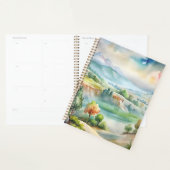 Watercolor berglandschap planner (Display)
