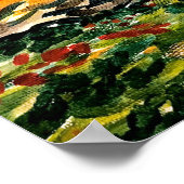 Watercolor bergprint poster (Hoek)