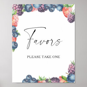 Watercolor bes - neem er een poster