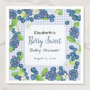 Watercolor Bes Zoete Blauwe Baby Shower Servetten