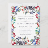 Watercolor Beside Summer Bruiloft Kaart (Voorkant)